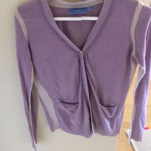 Purple Vera wang cardigan